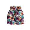 PAPERBAG SHORTS - AQUARELL BLUMEN Ms. 6 - Nähset XS