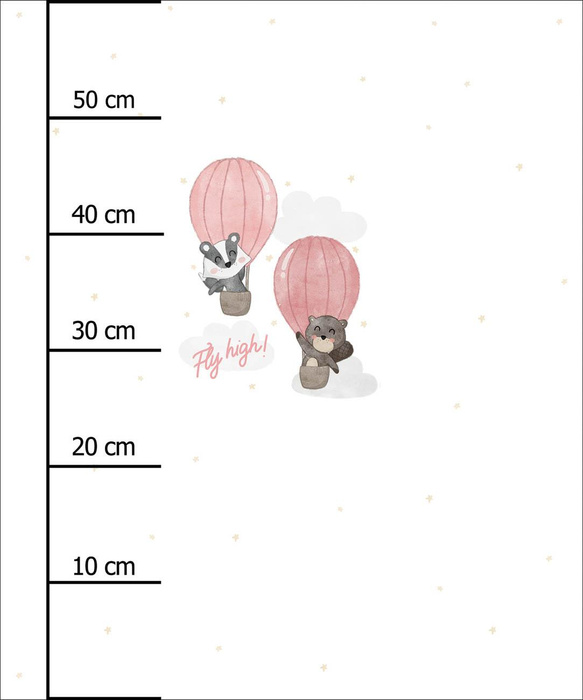 FLY HIGH / pink- panel (60cm x 50cm)