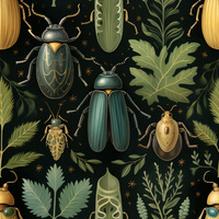 Botanical wz.1 - dzianina drapana z elastanem ITY
