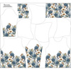 BLUZA DAMSKA (POLA) CLASSIC Z KAPTUREM - WINTER FLOWERS WZ.10 - zestaw do uszycia XS