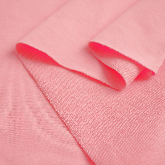 D-203 apricot - looped knitwear with elastan 