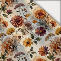 AUTUMN FLOWERS WZ. 27 - leichte Maschenware angeraut
