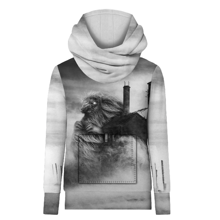 Unisex mikina s kapucí (HYDRA) - ZAWIEJEC BESTIE - Sada šití XXXL
