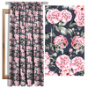 PINK PEONIES pat. 2 - Hydrophobic brushed knit