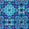 Stained Glass wz. 32 - looped knit fabric