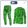 THERMO JUNGS SET (LUCAS) - PIXEL MS.2 / grün - Nähset 128