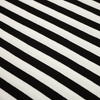 Viskose Jersey - STREIFEN WEIß / SCHWARZ 1,0cm x 1,0cm