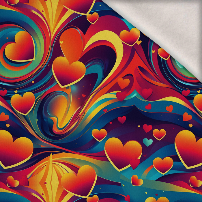 VALENTINE'S DAY 26 - Wintersweat angeraut mit Elastan ITY