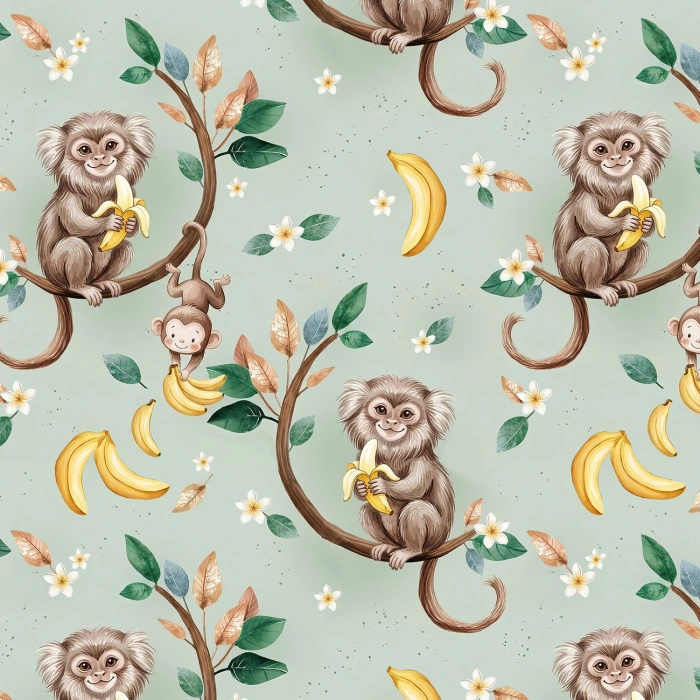 BANANA MONKEY - Minky plush