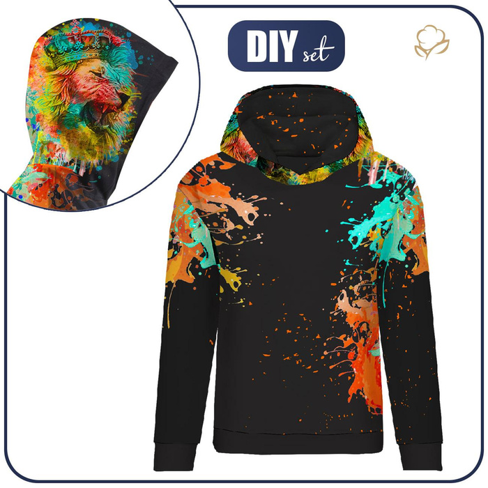 CLASSIC DAMEN HOODIE (POLA) - LÖWE - Nähset S