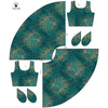 DRESS "ISABELLE" - MEHNDI 2.0 - sewing set XS
