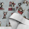 CHRISTMAS PETS WZ. 3 - Cotton drill