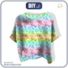 LEICHTE OVERSIZE BLUSE "ELENA" - BATIK Ms. 1 / regenbogen - Nähset