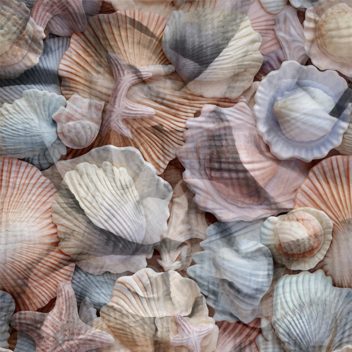 SEA WORLD WZ. 6 - Muślin bawełniany