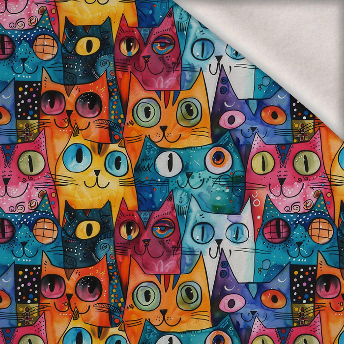 NEON CATS WZ.2 - brushed knitwear with elastane ITY