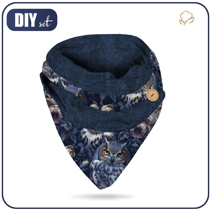 BUTTON SCARF - gothic wz.7 - sewing set
