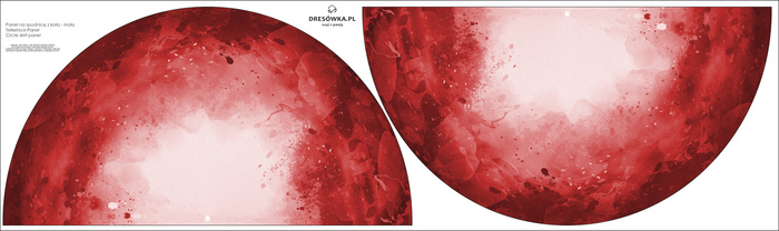 Tellerrock-Panel - KLECKSE (ROT)