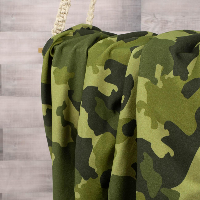 CAMOUFLAGE M. 3 / olive - Lycra 300g