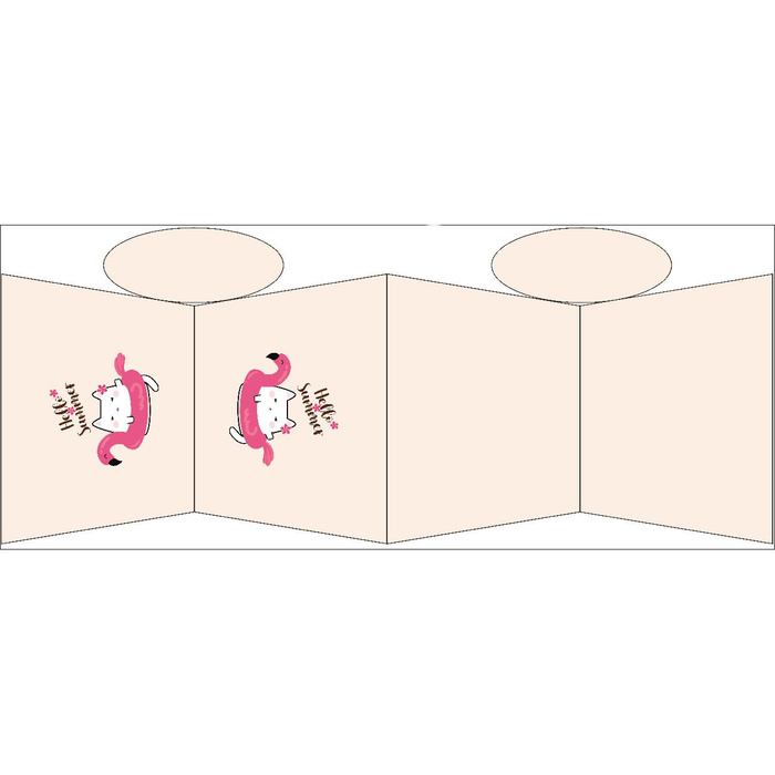 SHOPPER - SUMMER CATS M. 2 - Nähset