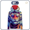 UNISEX HOODIE (HYDRA) - ANIMATED TIGER - sewing set (146/152)