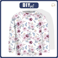 LONGSLEEVE - AQUARELL-STRAUß Ms. 2 - Single Jersey (134/140)