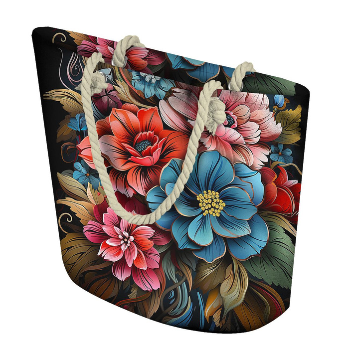 BOUQUET OF FLOWERS WZ.1 (46 cm x 50 cm) - thick pressed leatherette