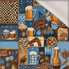 OKTOBERFEST WZ.6 - dzianina drapana z elastanem ITY