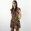 KLEID "EMMA" - NEON JUNGLE WZ. 6 - Viskosejersey mit Elasthan