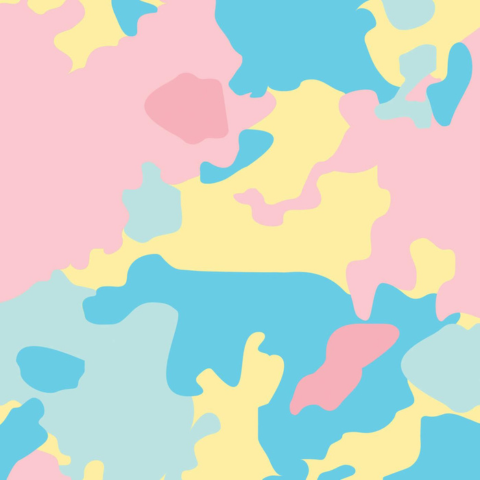 CAMOUFLAGE M. 3 / pastel - Baumwoll Webware