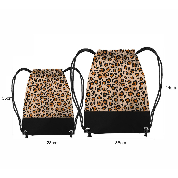 TURNBEUTEL - LEOPARD / SPRENKEL - klein