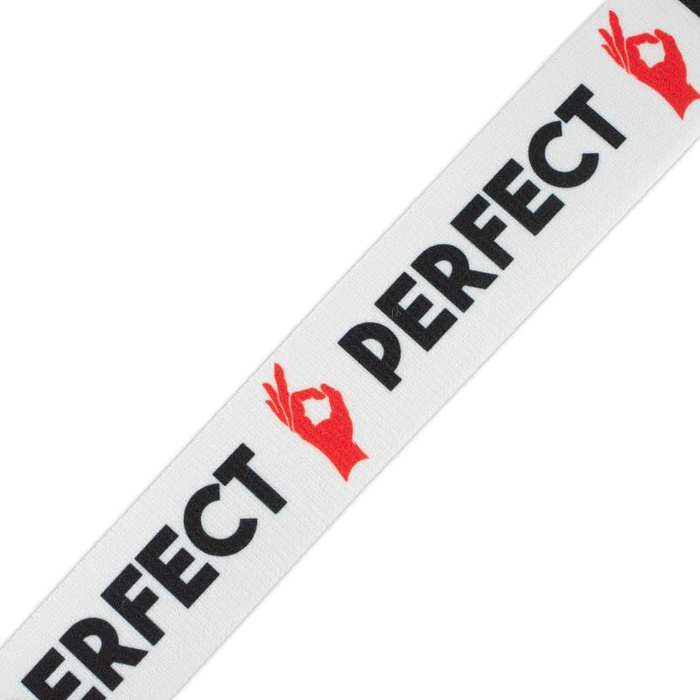 Woven printed elastic band - PERFECT  / Choice of sizes