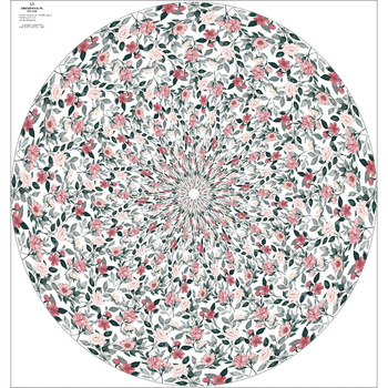 BEAUTIFUL FLOWERS -  big circle skirt panel