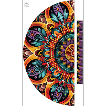 COLORFUL MANDALA WZ.7 - panel na spódnicę "MAXI"