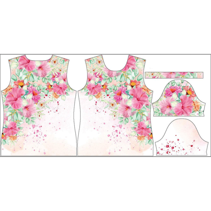 T-SHIRT DAMSKI - MALWY WZ. 2 - single jersey S