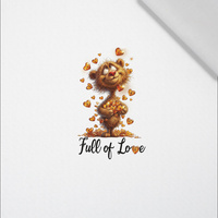 CUTE BEAR - panel (60cm x 50cm)   Baumwoll Webware