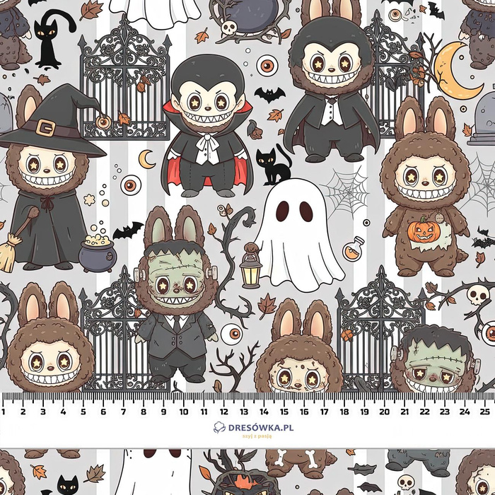 Creepy Cute Halloween WZ.5- Polster- Velours