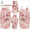SUKIENKA OŁÓWKOWA (ALISA) - WATERCOLOR FLOWERS wz. 6 - zestaw do uszycia XXL