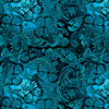 LACE BUTTERFLIES / blue - Waterproof woven fabric