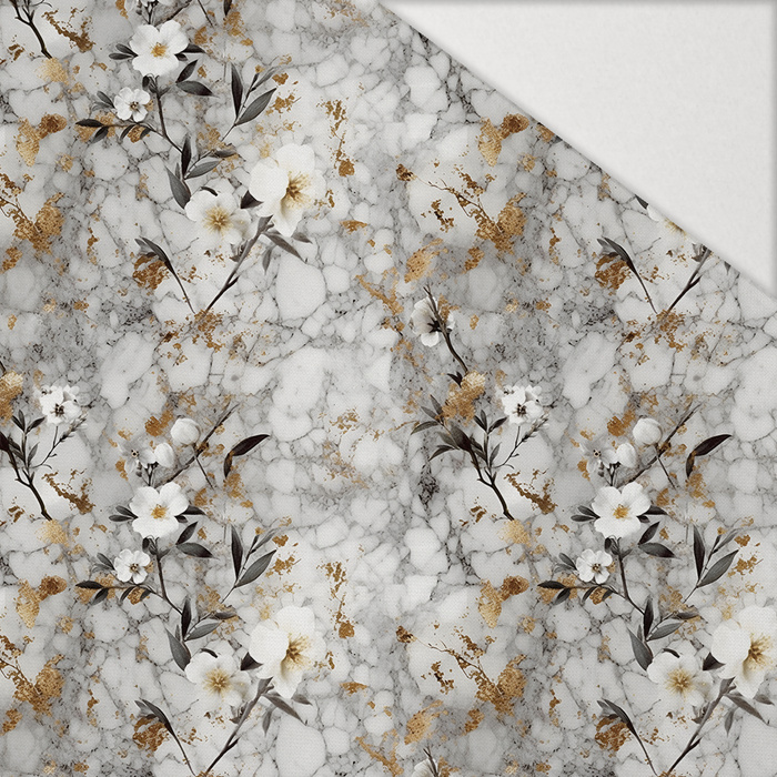 FLOWERS - Cloud Dancer WZ.2 - Hydrophobic brushed knit