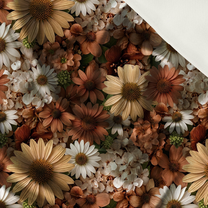 AUTUMN FLOWERS WZ. 30 - Satin