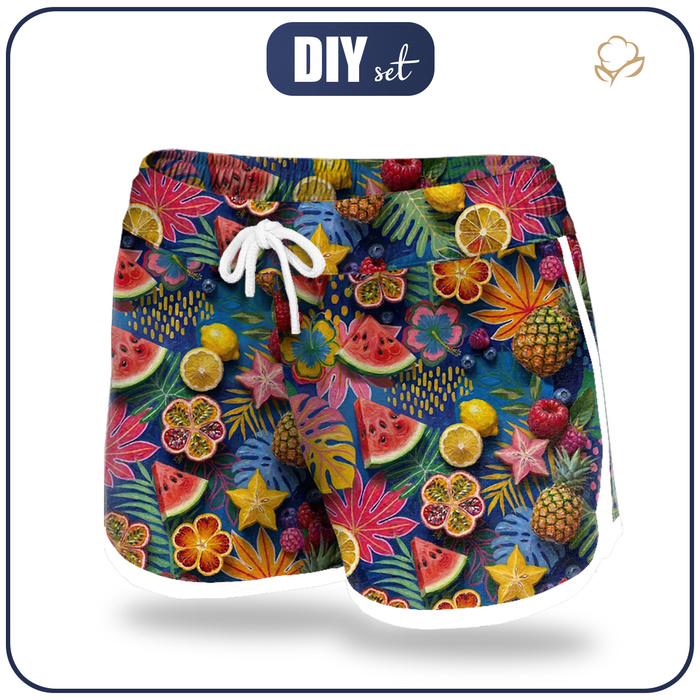 Damskie spodenki kąpielowe - TUTTI FRUTTI WZ. 29 - S