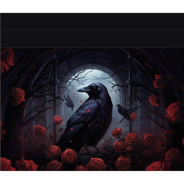 SHOPPERKA - GOTHIC RAVEN wz. 2 - tkanina wodoodporna - zestaw do uszycia