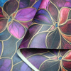 40cm STAINED GLASS WZ. 25 - dickes geprägtes Kunstleder