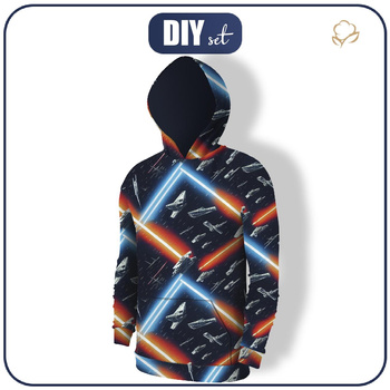 HERREN HOODIE (COLORADO) - LIGHT RAYS - Nähset