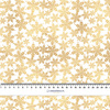 GOLDEN PAPER SNOWFLAKES (WHITE CHRISTMAS) - Woven Fabric for tablecloths