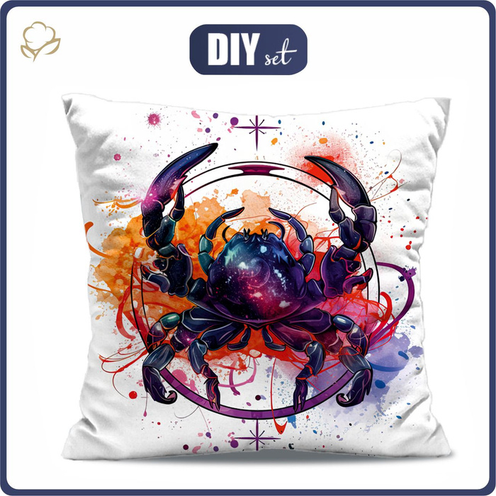 KISSEN 45x45 - CANCER - Baumwoll Webware - Nähset