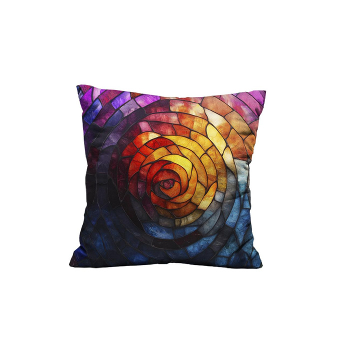 STAINED GLASS WZ.3 - panel (75cm x 80cm)  Hydrophobic brushed knit