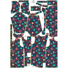 PARKA DAMSKA (ANNA) - FOLKOWE PTAKI / navy - softshell L