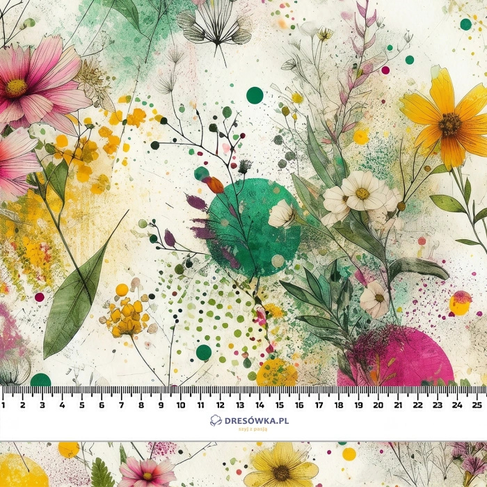 FLORAL REVERIE WZ. 1 - Minky-Plüsch