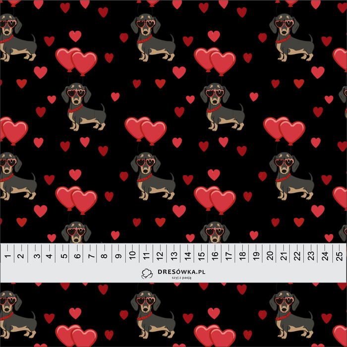 VALENTINE'S DAY 10 - looped knit fabric with elastane ITY